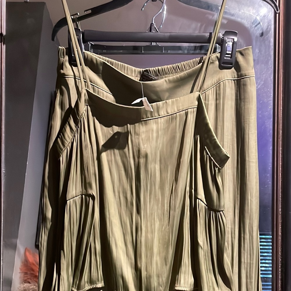 Olive Green Women's Skirt